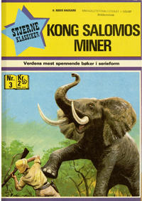 Cover Thumbnail for Stjerneklassiker (Illustrerte Klassikere / Williams Forlag, 1969 series) #3 - Kong Salomos miner