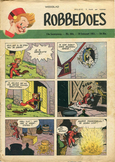 Cover for Robbedoes (Dupuis, 1938 series) #564
