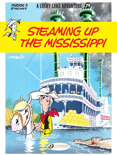 Cover for A Lucky Luke Adventure (Cinebook, 2006 series) #79 - Steaming up the Mississippi