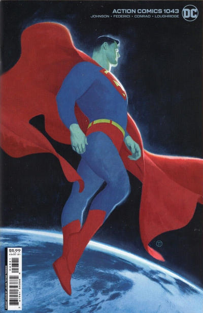 Cover for Action Comics (DC, 2011 series) #1043 [Julian Totino Tedesco Cardstock Variant Cover]