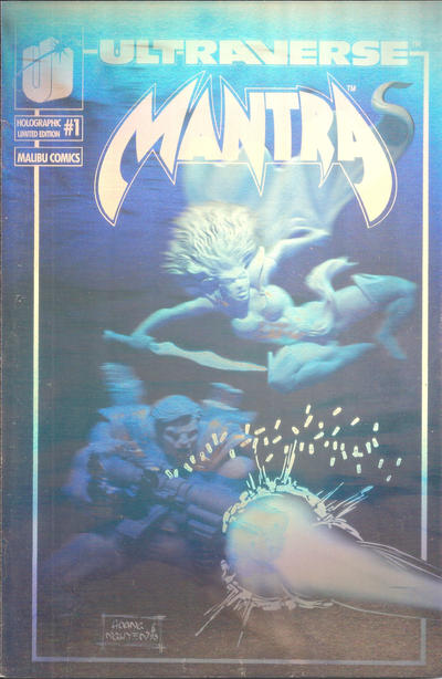 Cover for Mantra (Malibu, 1993 series) #1 [Gold Holographic Limited Edition]