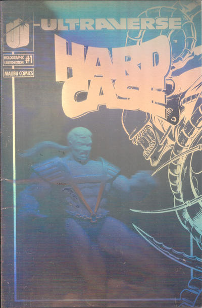 Cover for Hardcase (Malibu, 1993 series) #1 [Gold Holographic Limited Edition]