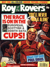 Cover Thumbnail for Roy of the Rovers (IPC, 1976 series) #13 April 1991 [752]