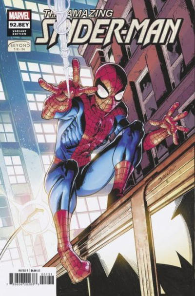 Cover for Amazing Spider-Man (Marvel, 2018 series) #92.BEY [Variant Edition - Mark Bagley Cover]