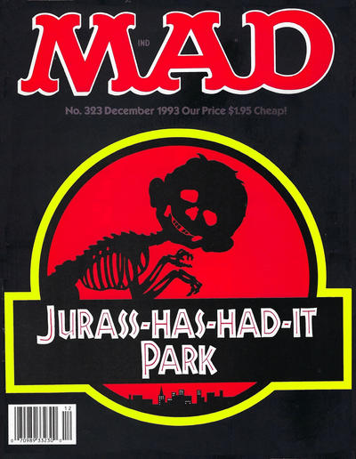 Cover for Mad (EC, 1952 series) #323 [Red Logo Variant Cover]