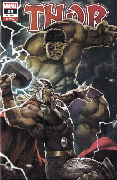 Cover for Thor (Marvel, 2020 series) #25 (751) [Jolzar Comics / Devil Dog Comics / Slab City Comics Exclusive - Skan]