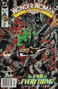 Cover Thumbnail for Wonder Woman (DC, 1987 series) #53 [Newsstand]
