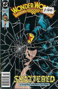 Cover Thumbnail for Wonder Woman (DC, 1987 series) #52 [Newsstand]