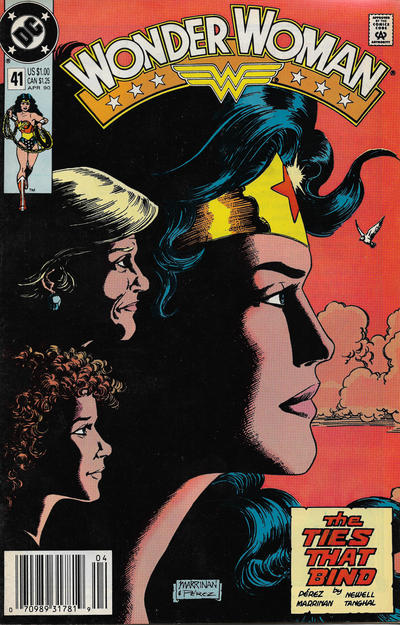 Cover for Wonder Woman (DC, 1987 series) #41 [Newsstand]