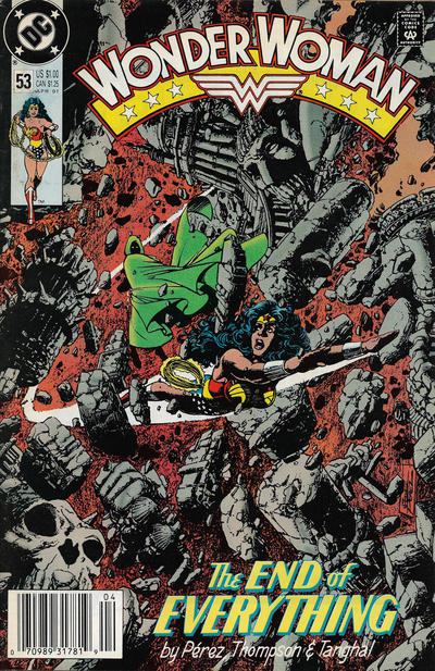 Cover for Wonder Woman (DC, 1987 series) #53 [Newsstand]