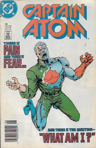 Cover for Captain Atom (DC, 1987 series) #32 [Newsstand]