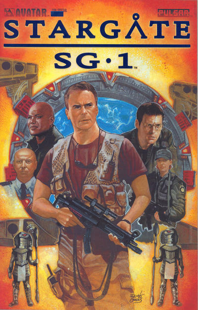 Cover for Stargate SG1 Convention Special (Avatar Press, 2003 series) [Royal Blue Foil]