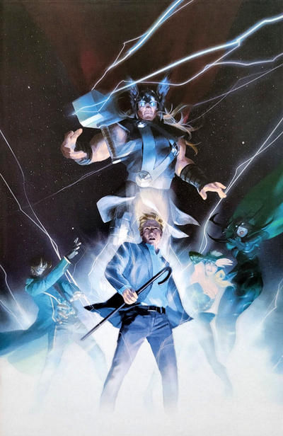 Cover for Thor (Marvel, 2020 series) #9 (735) [Illuminati Exclusive - Miguel Mercado Virgin Art]