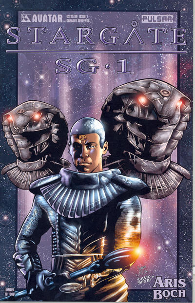 Cover for Stargate SG-1: Aris Boch (Avatar Press, 2004 series) #1 [Dreaded Serpents]