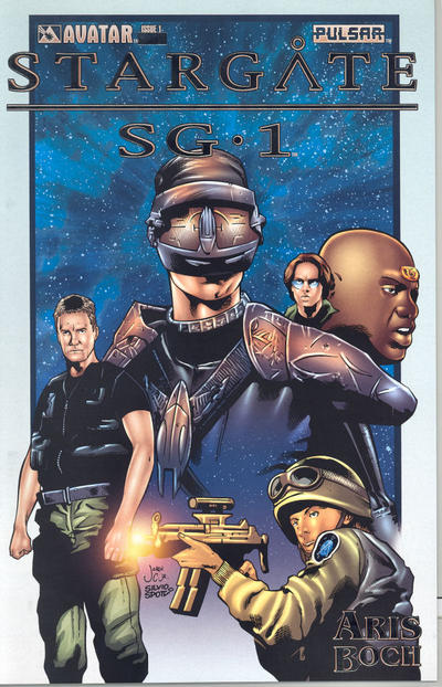 Cover for Stargate SG-1: Aris Boch (Avatar Press, 2004 series) #1 [Platinum Foil]