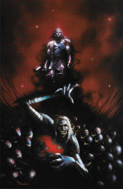 Cover for Thor (Marvel, 2020 series) #7 (733) [Illuminati Exclusive - Miguel Mercado 'B' Virgin Art]