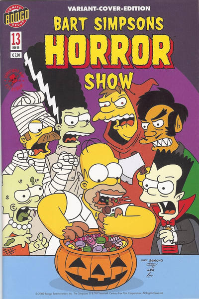 Cover for Bart Simpsons Horror Show (Panini Deutschland, 2003 series) #13 [Variant-Cover-Edition]
