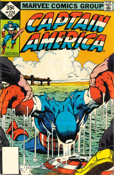 Cover for Captain America (Marvel, 1968 series) #224 [Whitman]