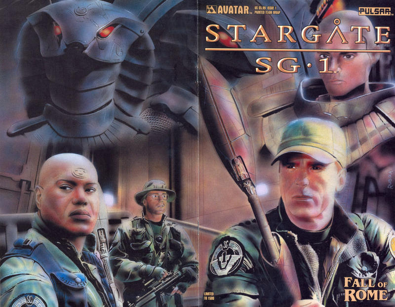 Cover for Stargate SG-1: Fall of Rome (Avatar Press, 2004 series) #1 [Painted Team Wrap]