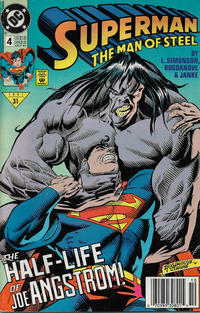 Cover Thumbnail for Superman: The Man of Steel (DC, 1991 series) #4 [Newsstand]