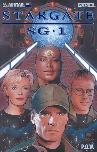 Cover for Stargate SG-1 POW (Avatar Press, 2004 series) #1 [Royal Blue Foil]