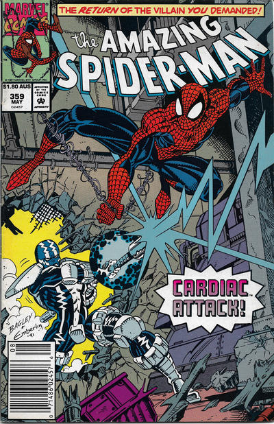 Cover for The Amazing Spider-Man (Marvel, 1963 series) #359 [Australian]