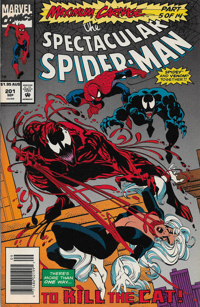 Cover for The Spectacular Spider-Man (Marvel, 1976 series) #201 [Australian]