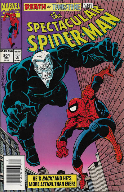 Cover for The Spectacular Spider-Man (Marvel, 1976 series) #204 [Australian]