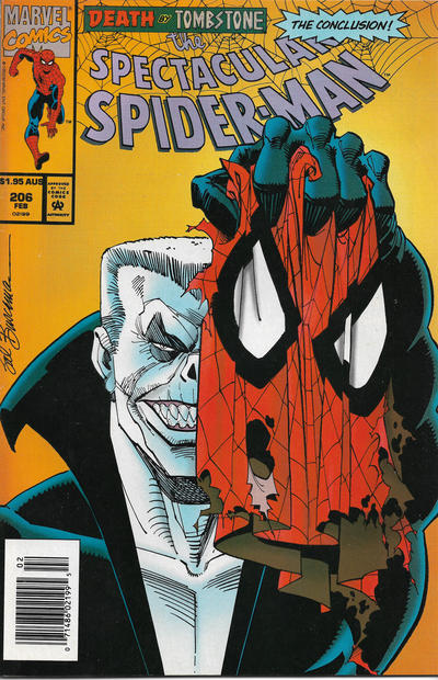 Cover for The Spectacular Spider-Man (Marvel, 1976 series) #206 [Australian]
