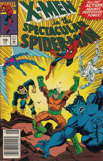 Cover for The Spectacular Spider-Man (Marvel, 1976 series) #198 [Australian]