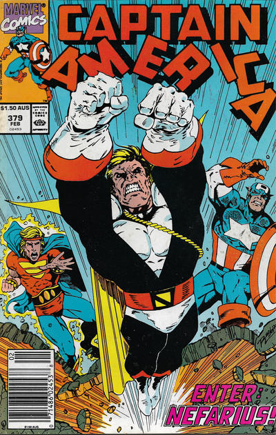 Cover for Captain America (Marvel, 1968 series) #379 [Australian]