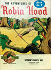 Cover for The Adventures of Robin Hood (Brown Shoe Co., 1956 series) #1 [Steven's Shoe Store]