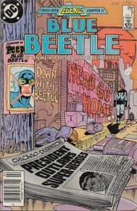 Cover Thumbnail for Blue Beetle (DC, 1986 series) #9 [Newsstand]