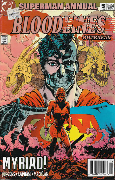 Cover for Superman Annual (DC, 1987 series) #5 [Newsstand]