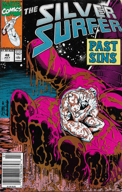 Cover for Silver Surfer (Marvel, 1987 series) #48 [Australian]
