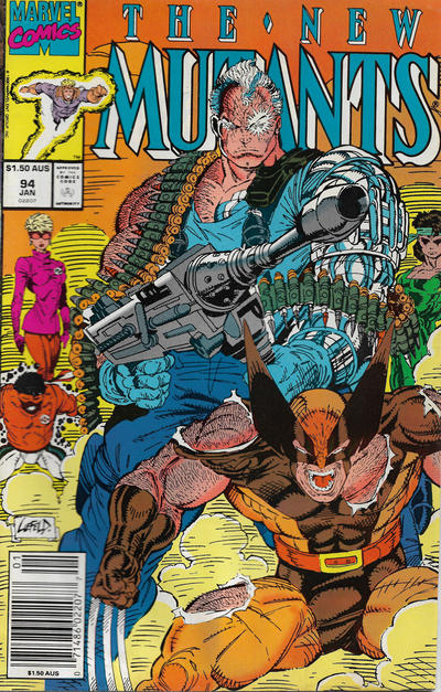 Cover for The New Mutants (Marvel, 1983 series) #94 [Australian]
