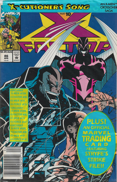 Cover for X-Factor (Marvel, 1986 series) #86 [Australian]