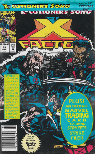 Cover for X-Factor (Marvel, 1986 series) #85 [Australian]