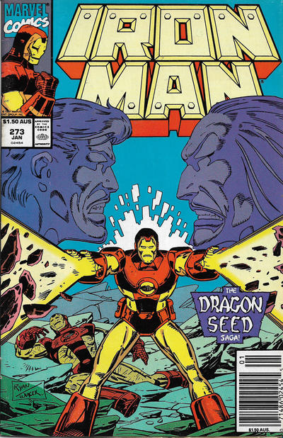Cover for Iron Man (Marvel, 1968 series) #273 [Australian]