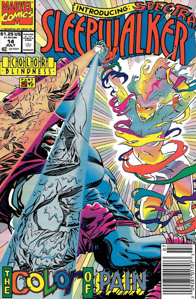 Cover for Sleepwalker (Marvel, 1991 series) #14 [Newsstand]