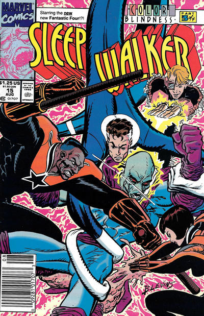 Cover for Sleepwalker (Marvel, 1991 series) #15 [Newsstand]