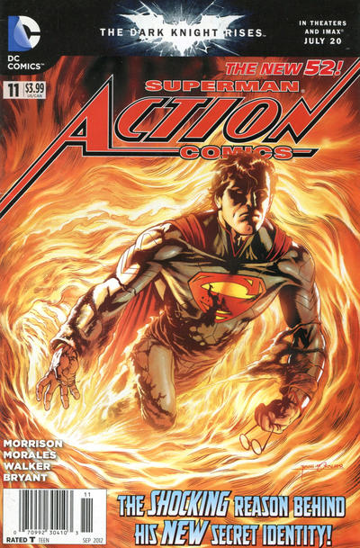 Cover for Action Comics (DC, 2011 series) #11 [Newsstand]