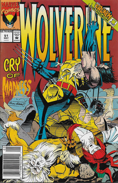 Cover for Wolverine (Marvel, 1988 series) #51 [Australian]