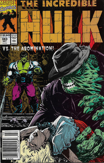 Cover for The Incredible Hulk (Marvel, 1968 series) #383 [Australian]