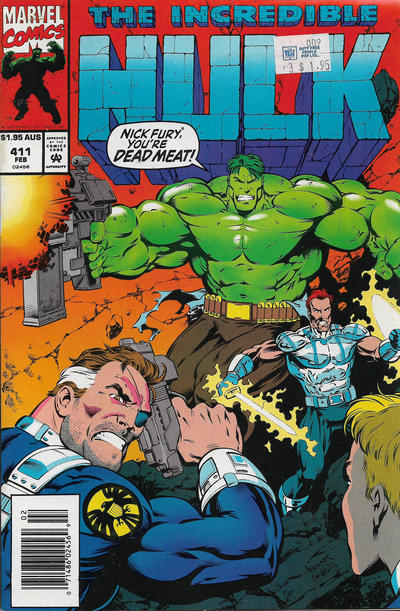 Cover for The Incredible Hulk (Marvel, 1968 series) #411 [Australian]