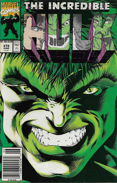 Cover for The Incredible Hulk (Marvel, 1968 series) #379 [Australian]