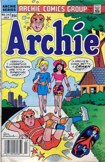 Cover for Archie (Archie, 1959 series) #342 [Canadian]