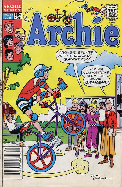 Cover for Archie (Archie, 1959 series) #348 [Canadian & British]