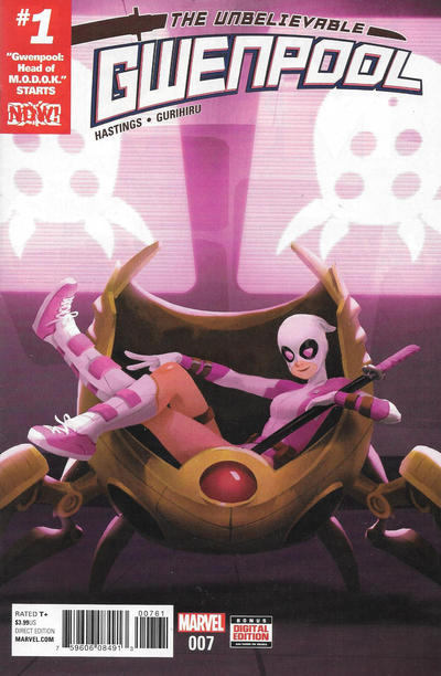 Cover for The Unbelievable Gwenpool (Marvel, 2016 series) #7 [Walmart Exclusive]