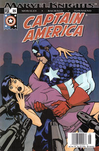 Cover Thumbnail for Captain America (Marvel, 2002 series) #25 [Newsstand]